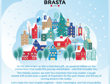 Brasta Latvia Ziemassvētku apsveikums 2025